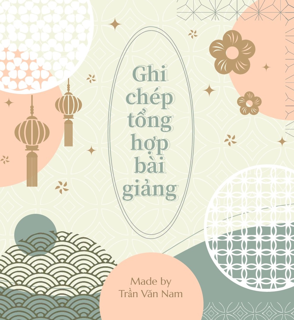 Ghi chép bài giảng trên lớp